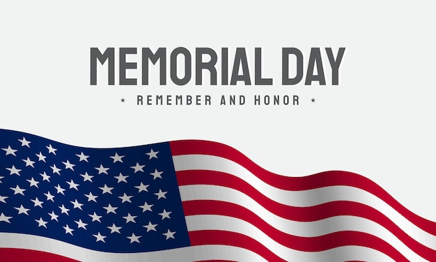 Memorial Day Background Design