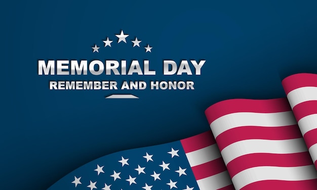 Memorial Day Background Design