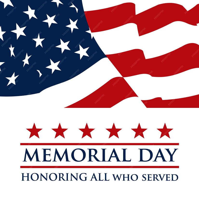 Premium Vector Memorial day honoring all who served poster. usa
