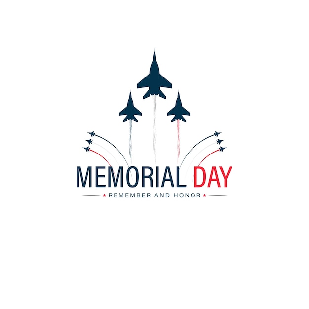 Premium Vector Memorial day vector illustration