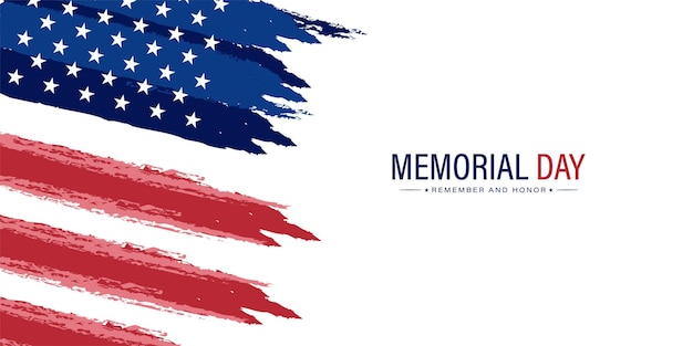 Memorial day vector illustration