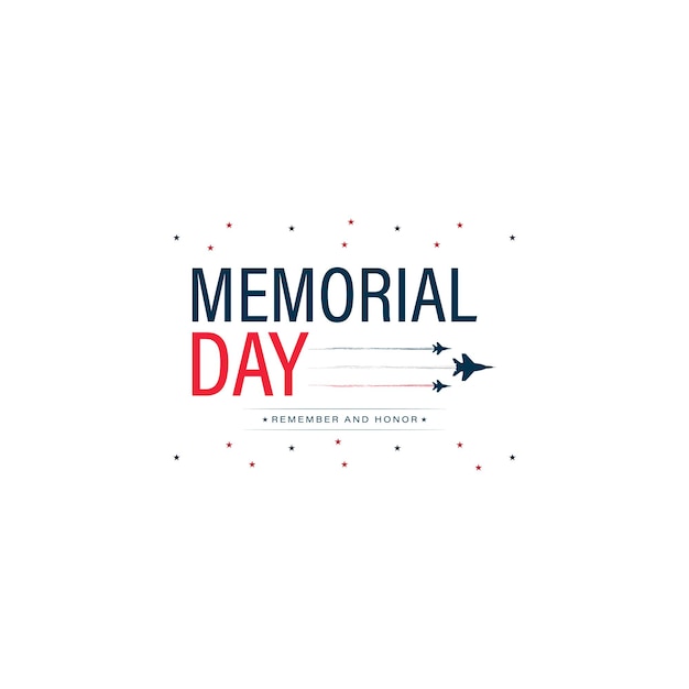 Memorial day vector illustration