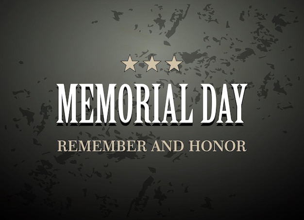 Vector memorial day