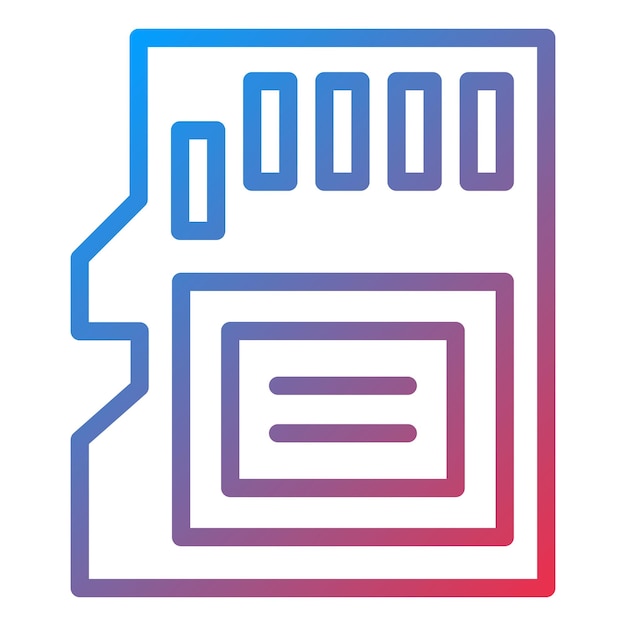 Memory Card Icon Style
