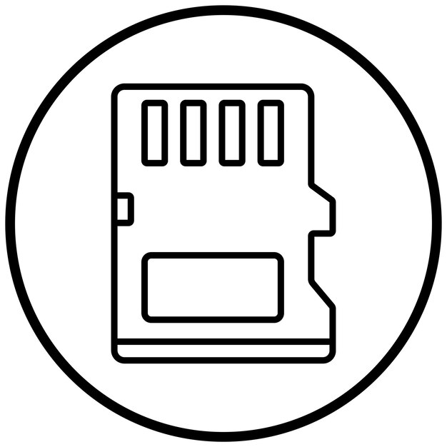 メモリーカードアイコンのスタイル