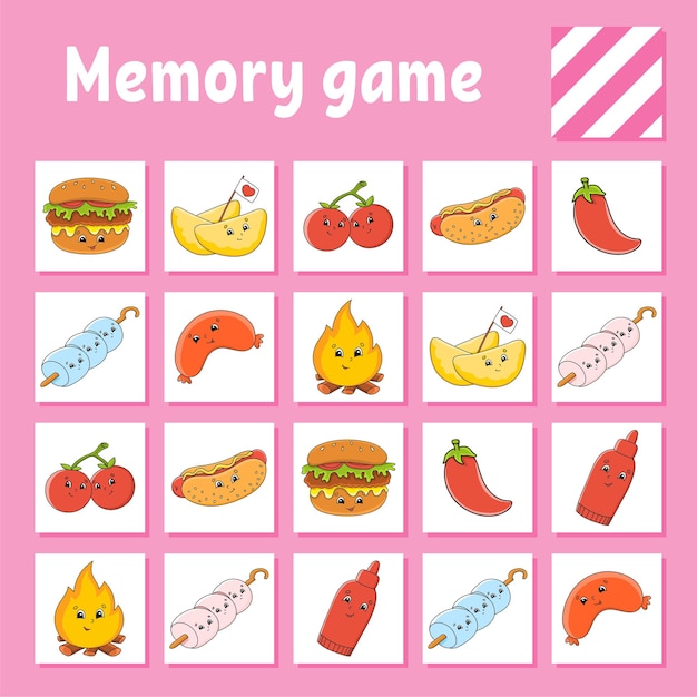 Memory game for kids