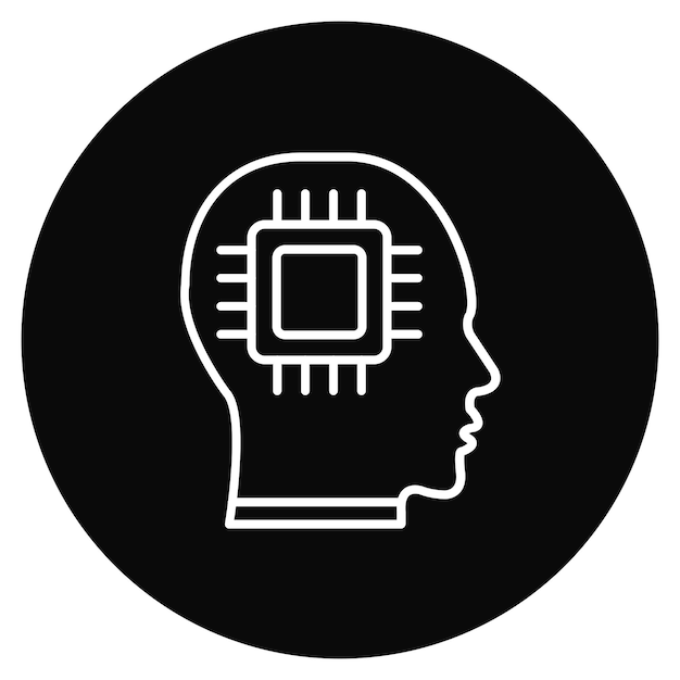 memory icon vector image can be used for life skills