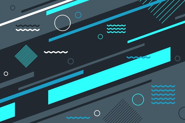 memphis abstract background grey style premium vector