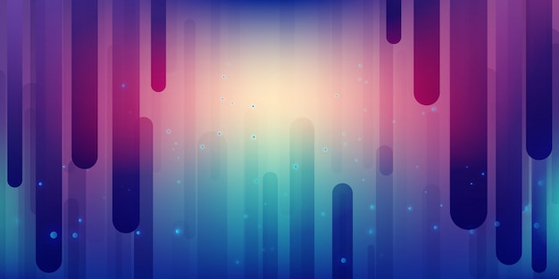 Vector memphis abstract blue background