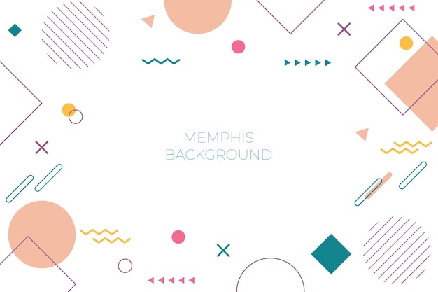Memphis background template