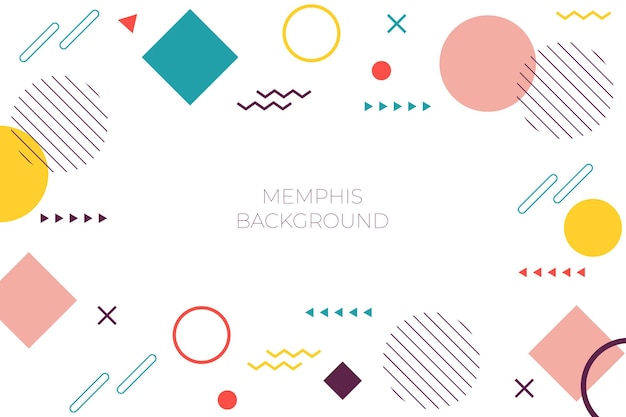 Memphis background template