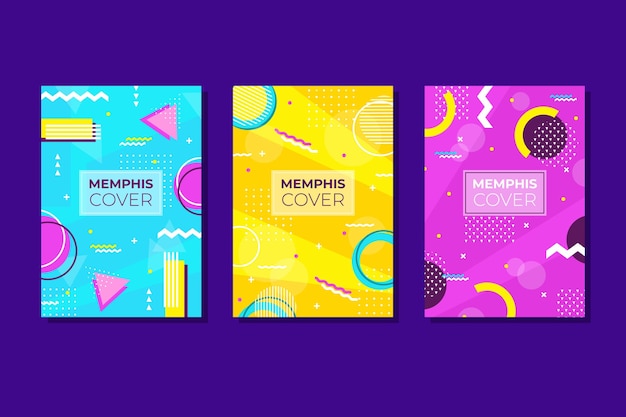 Memphis design cover collection