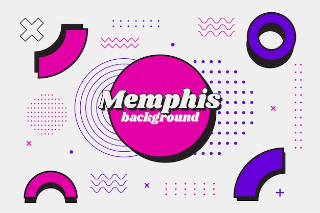 Memphis geometrische achtergrond