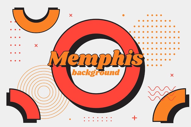 Memphis geometrische achtergrond
