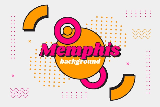 Memphis geometrische achtergrond