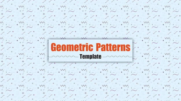 Memphis lineaire achtergrond. Geometrisch naadloos patroon van witte achtergrond