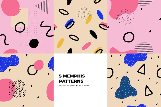 Memphis Pattern Set