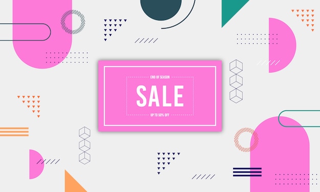 Vector memphis sale banner