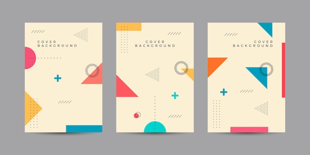memphis style cover design