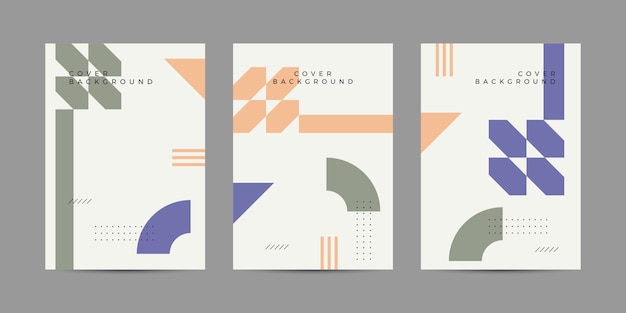 Memphis style cover design