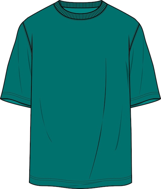 MEN AND BOYS WEAR BOXY T SHIRT VECTOR