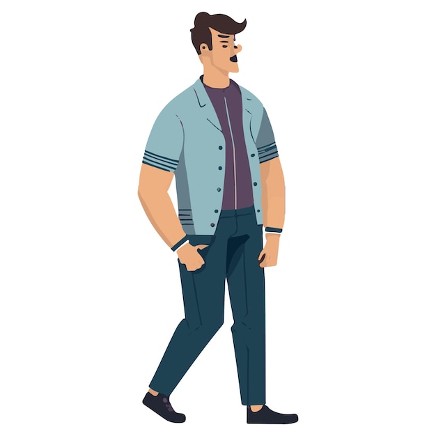 men cartoon illustration vector file