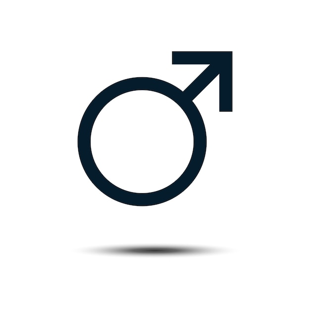 Vector men gender sign icon vector logo template illustration design eps 10