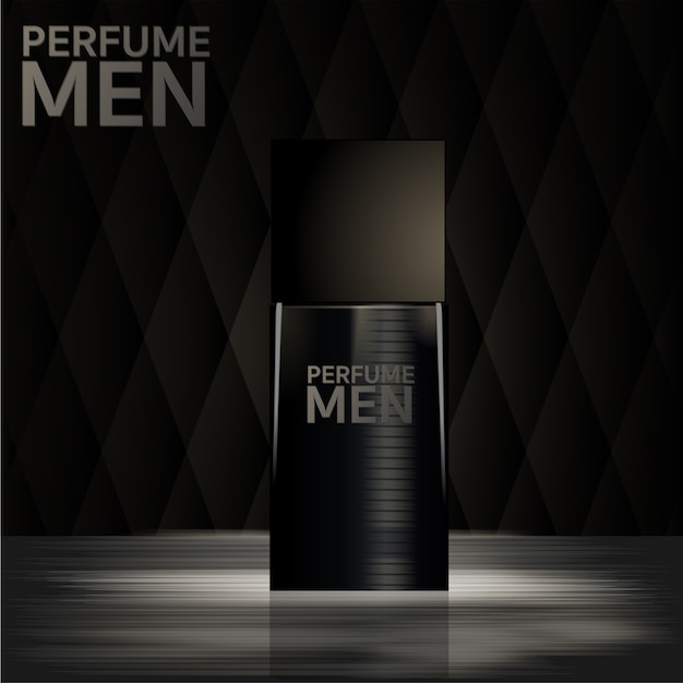 Men's fragrance glass bottle luxury packaging