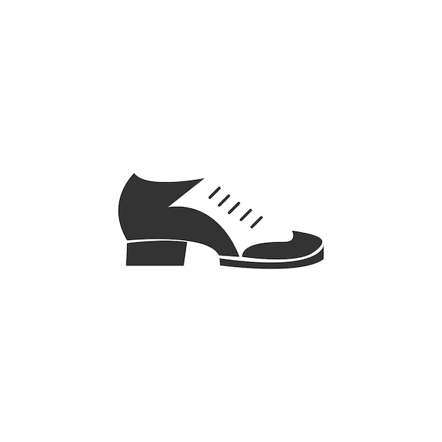 Men's shoes logo icon design illustration