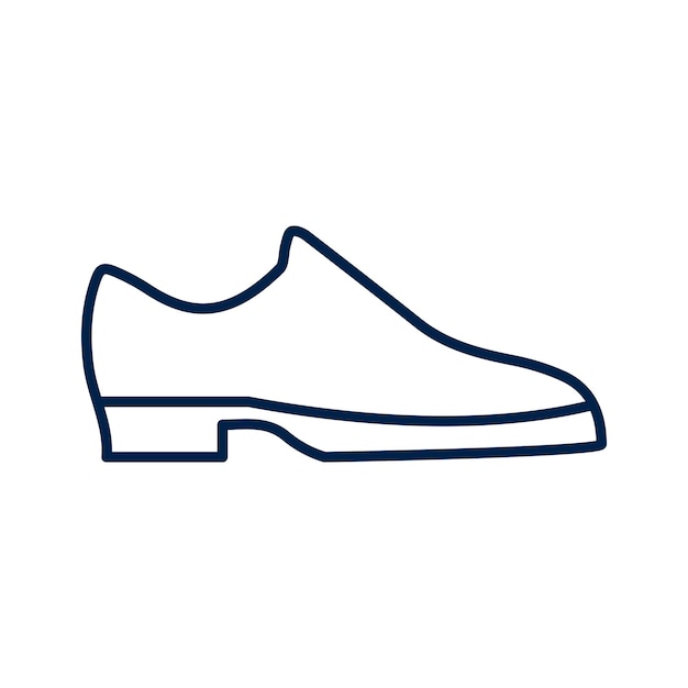 Men Shoes icon vector illustration