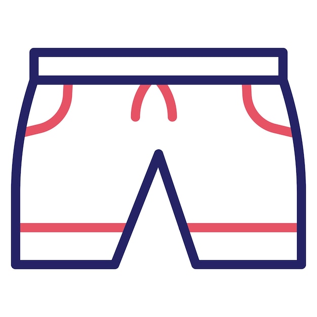 Men Swimsuit vector icon illustration of Summer iconset