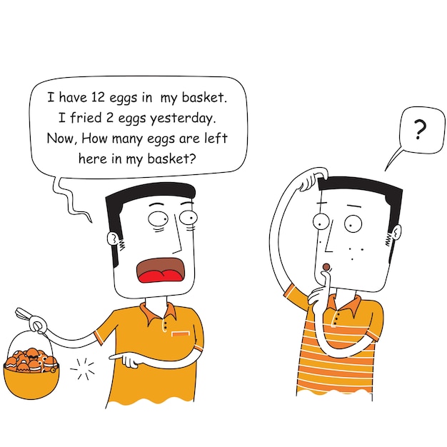 Men talk about easter egg