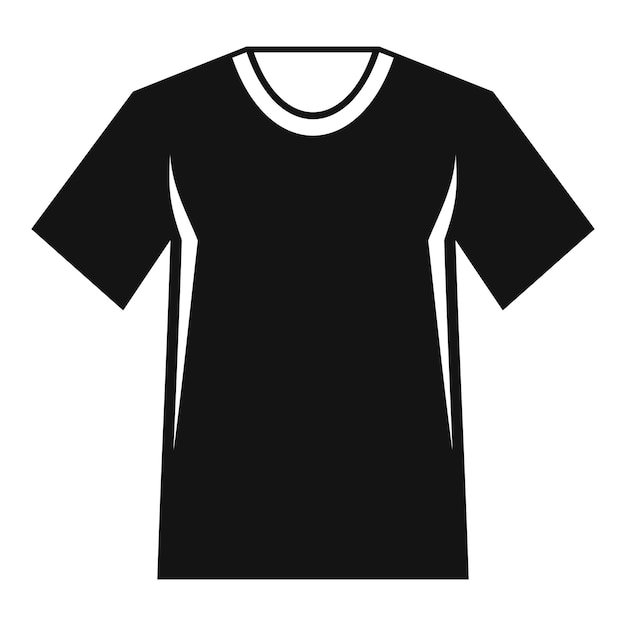 Men tennis tshirt icon Simple illustration of men tennis tshirt vector icon for web