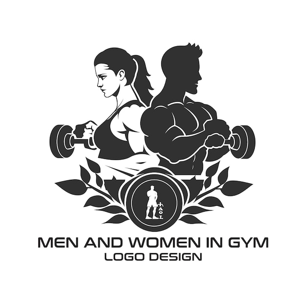 Men And Women Vector Logo Design