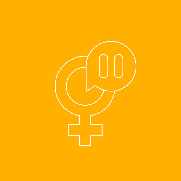 Menopause icon thin line vector