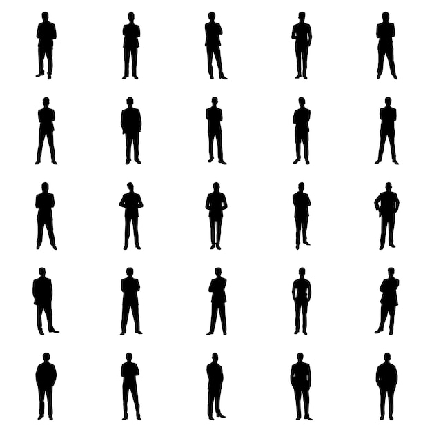 Vector mens avatars pictogrammen pack