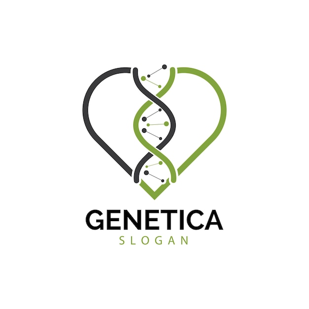 Menselijk DNA en genetische vector pictogram ontwerp illustratie