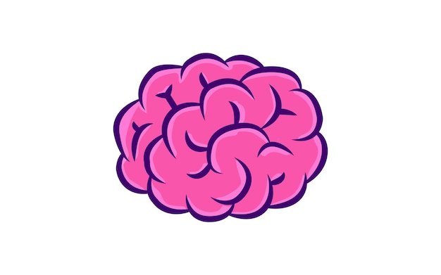 Menselijke hersenen pictogrammen - vector