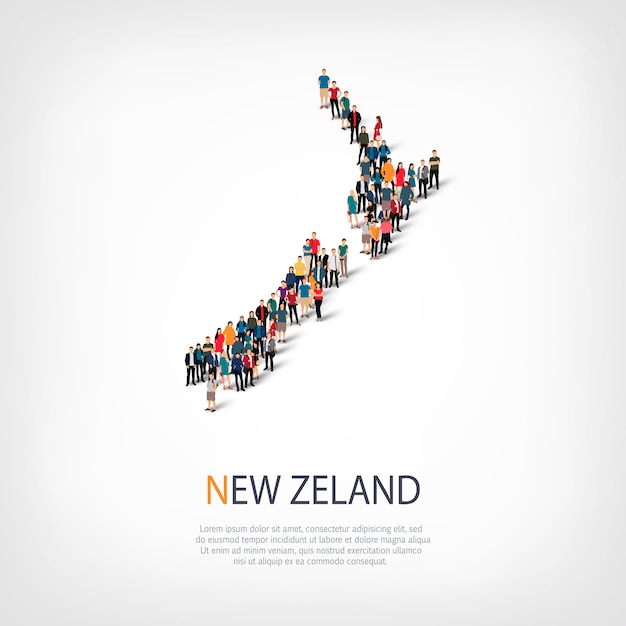 Mensen brengen land Nieuw-Zeeland in kaart