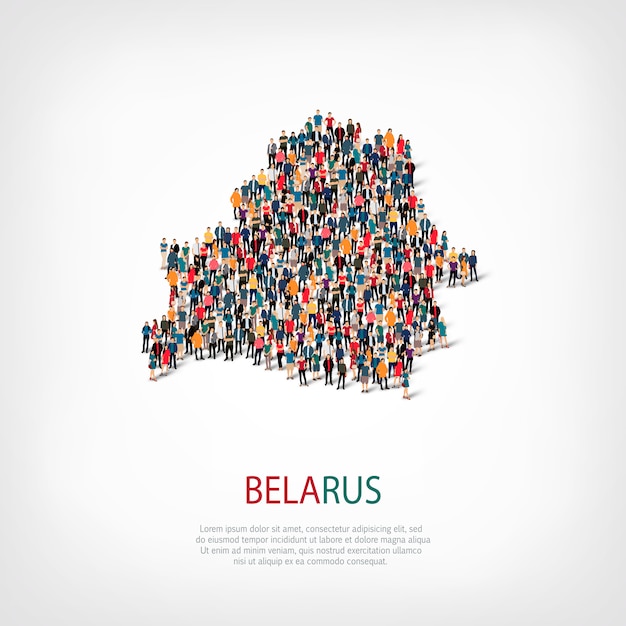 Mensen brengen land Wit-Rusland in kaart