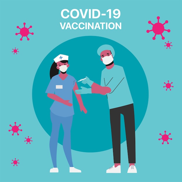 Mensen die het risico lopen om het covid-19-vaccin in het ziekenhuis te krijgen.