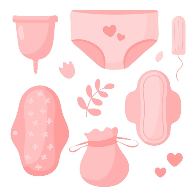 Vector menstrual period