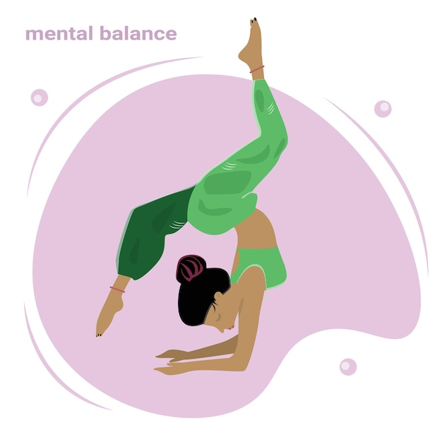 Mental balance illustration