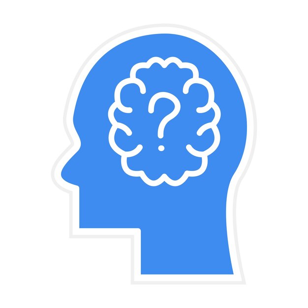 Mental disorder icon vector image can be used for mental health