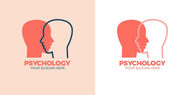 mental health logo design psychology logo concept human head with heart love