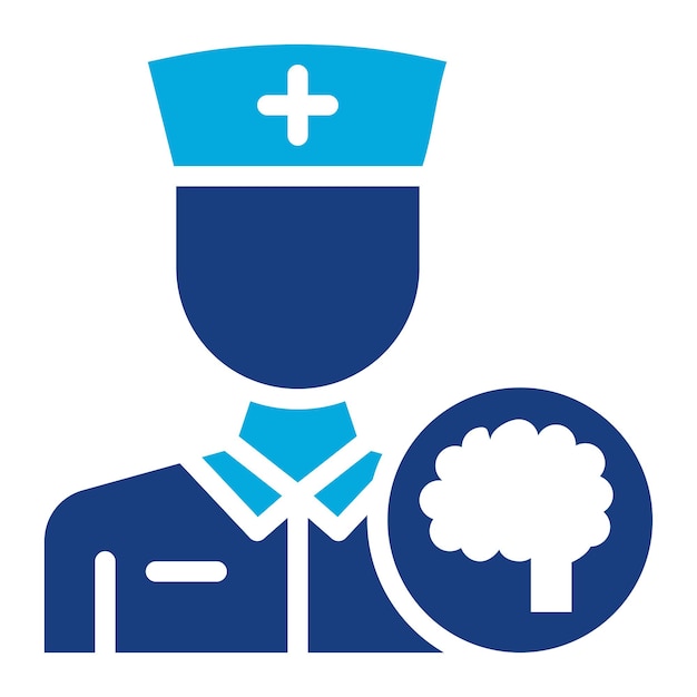 Mental Health Nurse icon vector image Can be used for Nursing