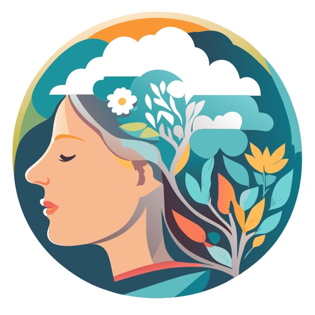 mental health vector illustration