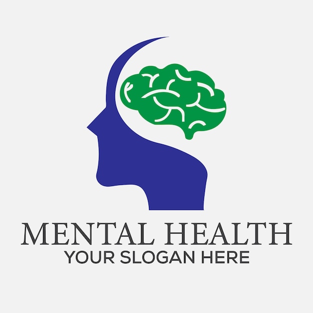 Mentalhealthlogovectorillustration