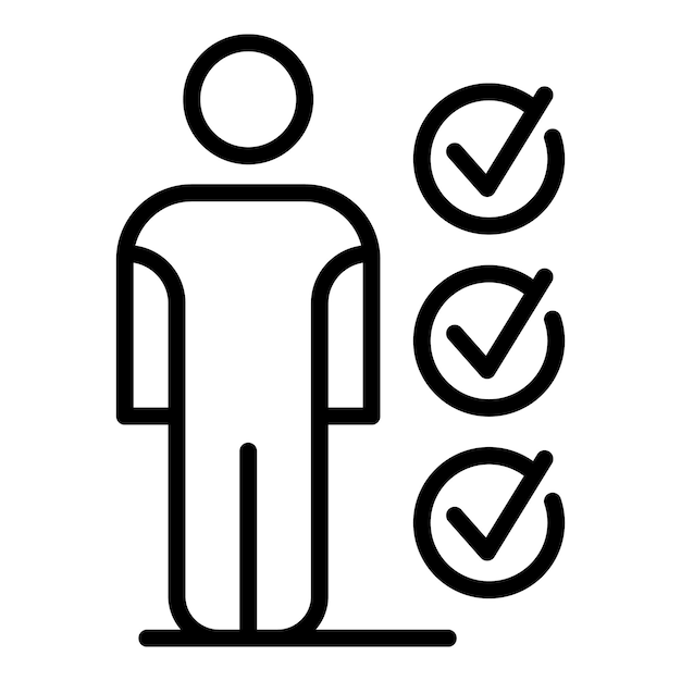 Mentor organisatie pictogram Overzicht mentor organisatie vector pictogram voor webdesign geïsoleerd op een witte achtergrond