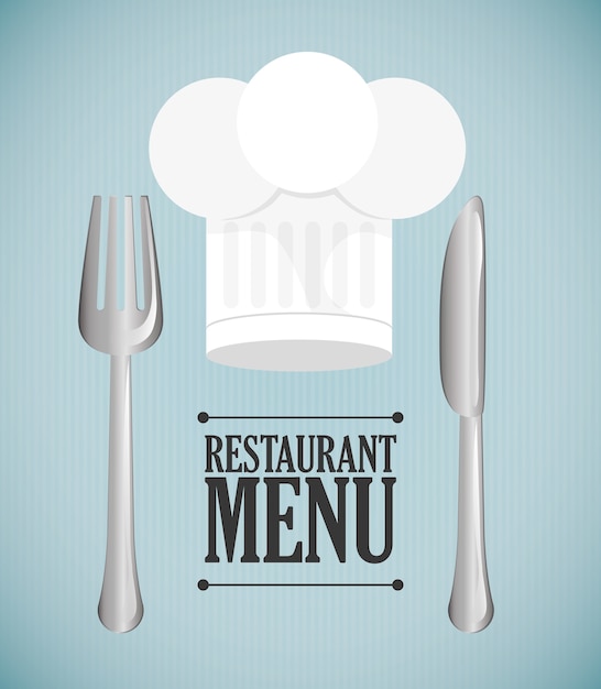 Menu concept with food icon design, vector illustration 10 eps graphic.